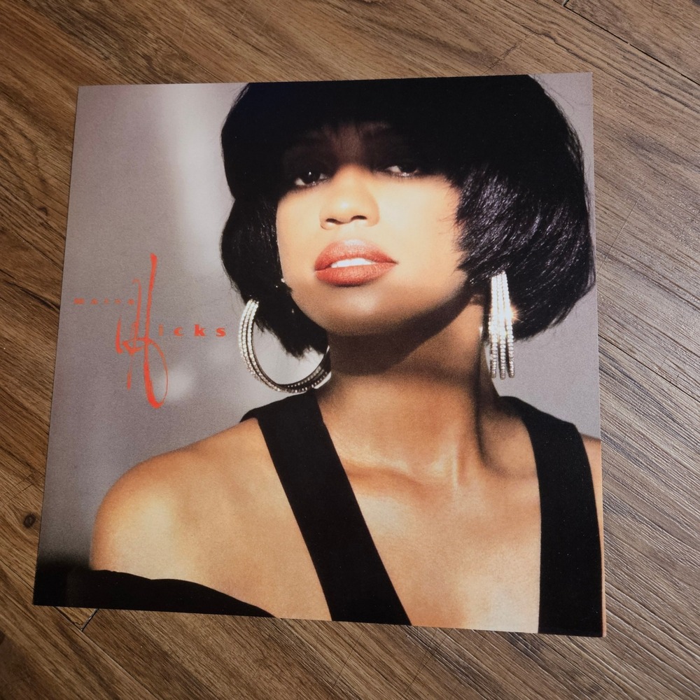 Marva Hicks Self Titled 1991 Promo Flat Album Poster 12x12 PolyGram Hip Hop D/S